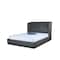 Manhattan Comfort Lenyx Queen-Size Bed in Graphite BD008-QN-GP - alternate 1